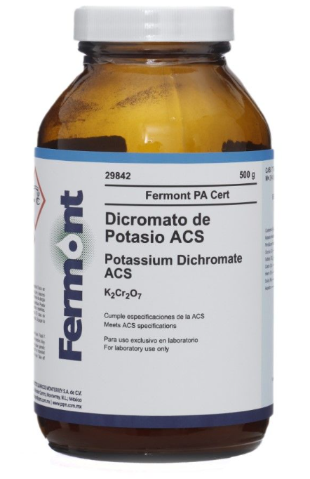 DICROMATO DE POTASIO ACS, 500gr, 29842, FERMONT-1