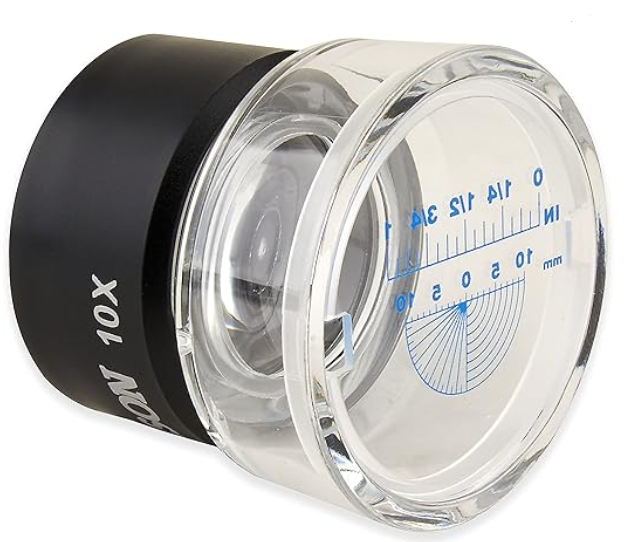 LUPA C/BASE DE ACRILICO LUMILOUPE 10X, CARSON-3