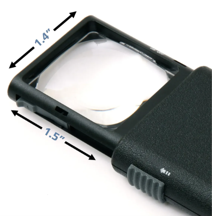 LUPA DE BOLSILLO PLEGABLE 5X C/LUZ LED LUMIPOP, CARSON-3