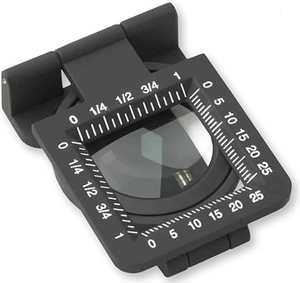 LUPA DE PRECISION DE MANO CUENTAHILOS METALICA C/LUZ LED 5X 30MM, CARSON-2