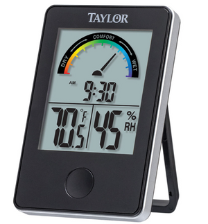 TERMOHIGRÓMETRO DIGITAL -10 A 50°C 20-90% MAX/MIN, CAT. 1732, TAYLOR-1