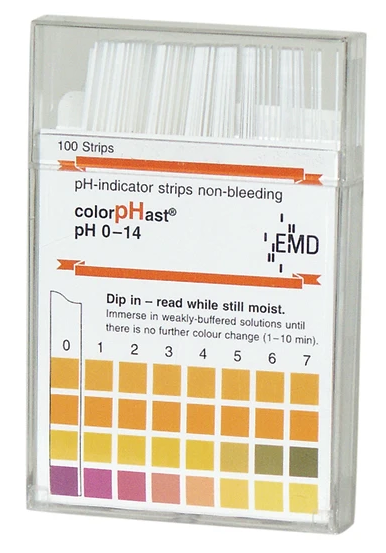 TIRAS PARA PH 0-14, PAQ. C/100, CAT. 2601300, HACH-1
