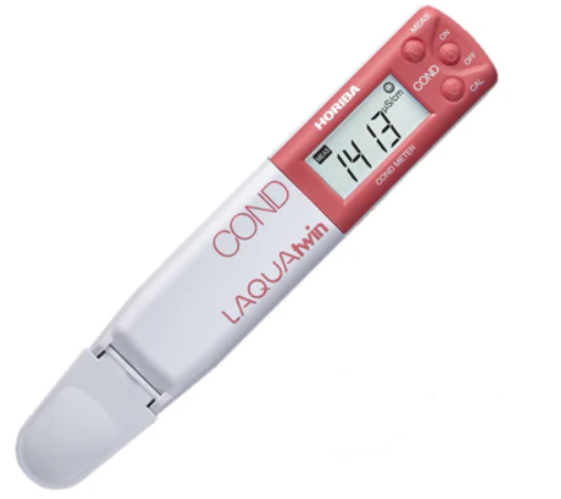 MEDIDOR DE CONDUCTIVIDAD/TDS/°C LAQUATWIN EC33 HORIBA-2