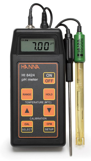 MEDIDOR DE PH/MV, CAT. HI8424, HANNA-1