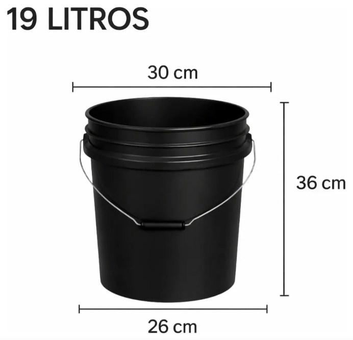 CUBETA DE PLÁSTICO 19LTS C/TAPA, GDO. ALIMENTICIO, NACIONAL-2