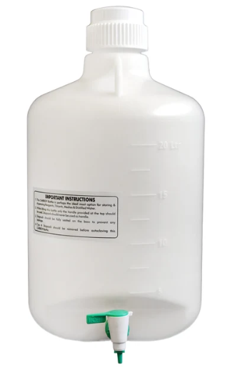 BIDON DE POLIPROPILENO AUTOCLAVEABLE CON LLAVE DE 20L, EISCO-1