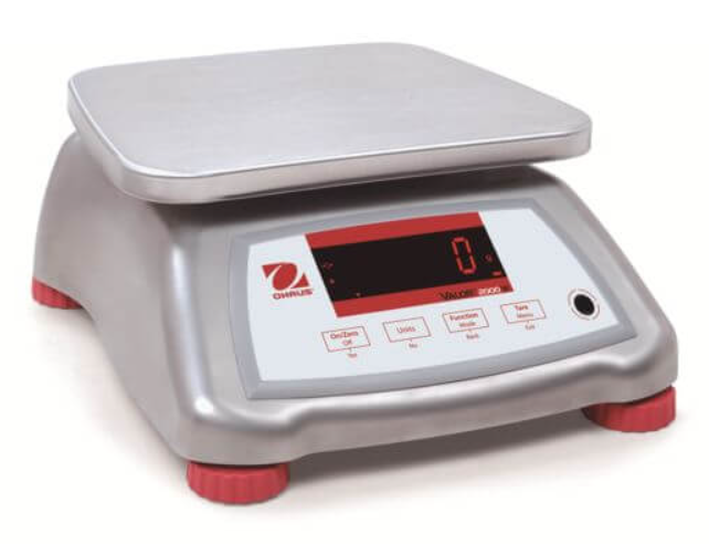 BALANZA VALOR 2000 DE 3KG X 0.5G IPX8 LED, V22XWE3T, OHAUS-1