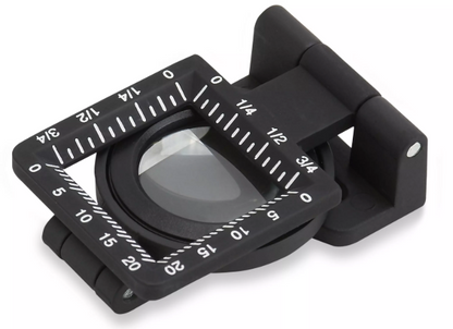 LUPA DE PRECISION DE MANO CUENTAHILOS METALICA C/LUZ LED 6,5X 20MM, CAT. LT-60,  CARSON-2