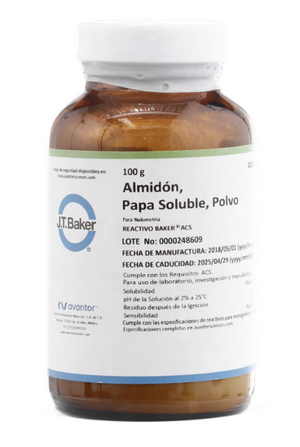 ALMIDON DE PAPA SOLUBLE ACS, POLVO 100gr, 4006-50, JT. BAKER-1