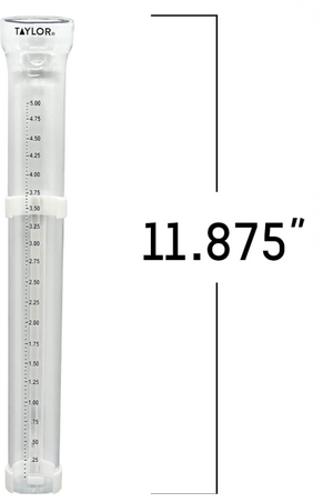 PLUVIOMETRO 5" C/SOPORTE, CAT. 2700N, TAYLOR-2
