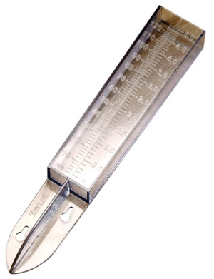 PLUVIOMETRO CLARO DE PLASTICO 5"/127MM, CAT. 2703N, TAYLOR-1