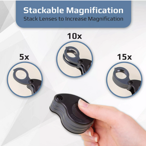 LUPA C/ESTUCHE PLEGABLE 3 EN 1 5X/10X/15X, CARSON-2