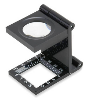 LUPA DE PRECISION DE MANO CUENTAHILOS C/LUZ LED 6,5X 20MM, CARSON-1