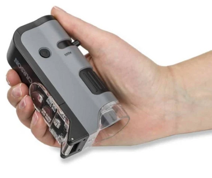 MICROSCOPIO DE BOLSILLO 100-250X  C/CLIP PARA SMARTPHONE CARSON-2