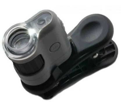 MICROSCOPIO DE BOLSILLO 20X C/CLIP PARA SMARTPHONE CARSON-2