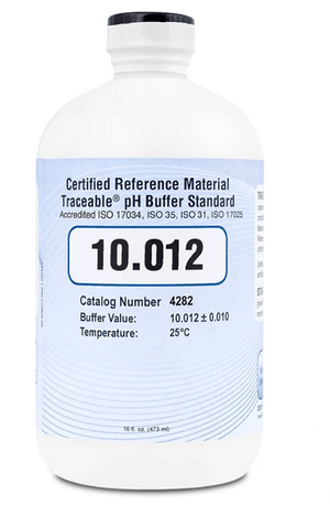 BUFFER PH 10.012, SOL STD CRM, TRANSPARENTE, 500ML, CC-4282, TRACEABLE-1